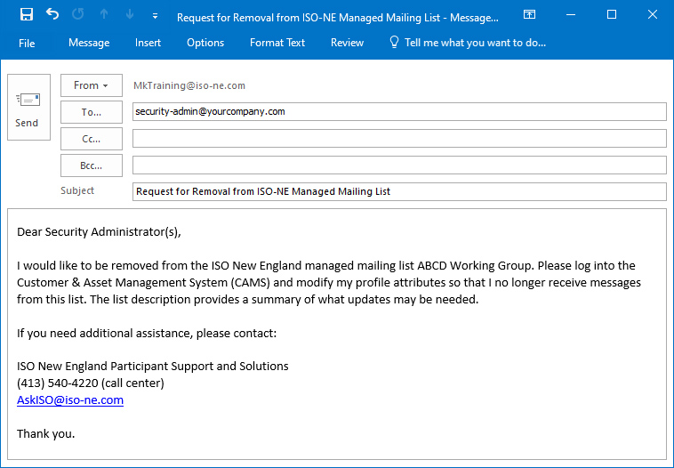 How to manage your ISO mailing list subscriptions